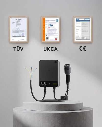 dé EV Charger 7kw type 2 with App