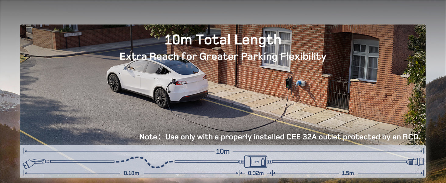 7kW portable EV charger feature