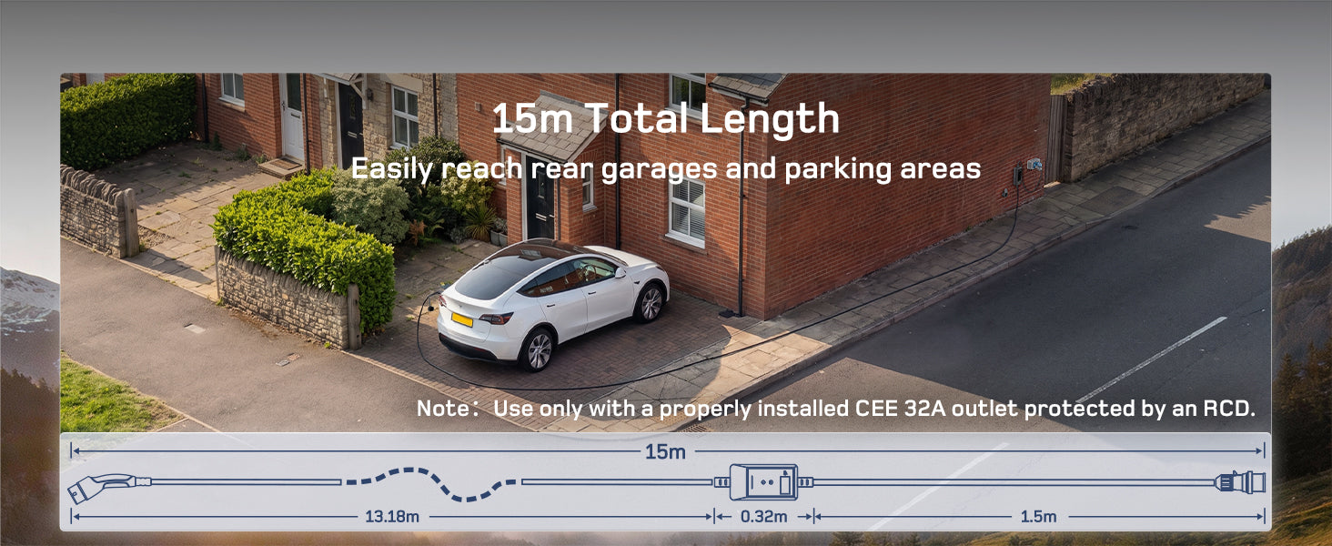 7kW portable EV charger feature