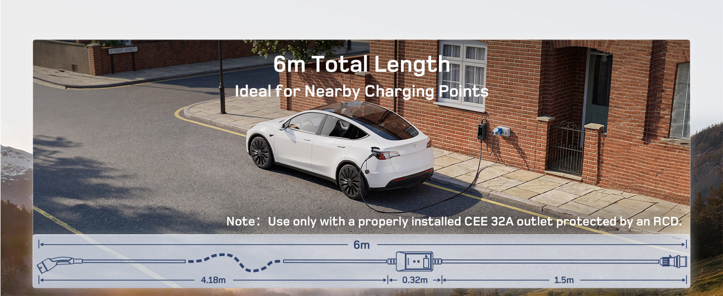 7kW portable EV charger feature