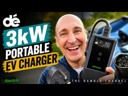 dé EV Charger 3 Pin Plug with App